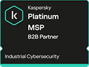 Logo Karspersky Platinum MSP B2B Partner - Industrial Cybersecurity
